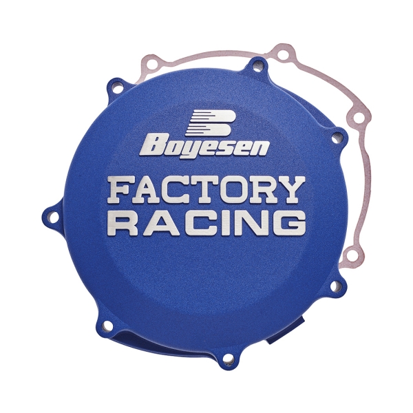 Boyesen Factory Racing капак съединител KTM SX125-150 16-22, EXC150 22-23; Husqvarna TC125 16-22 син - BobiMX.com Boyesen Factory Racing капак съединител KTM SX125-150 16-22, EXC150 22-23; Husqvarna TC125 16-22 син