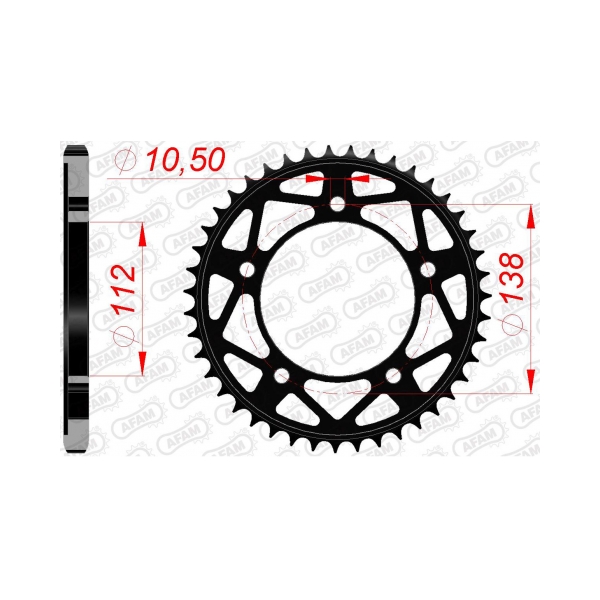 AFAM Заден Стоманен Зъбак 41 Зъба/ 525 Yamaha MT09/SP 21-23, Niken900 19-20, Tracer9 21-23, XSR900 22-24 - BobiMX.com AFAM Заден Стоманен Зъбак 41 Зъба/ 525 Yamaha MT09/SP 21-23, Niken900 19-20, Tracer9 21-23, XSR900 22-24