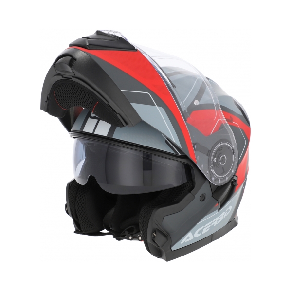 Acerbis Каска Serel Grey Red - BobiMX.com Acerbis Каска Serel Grey Red