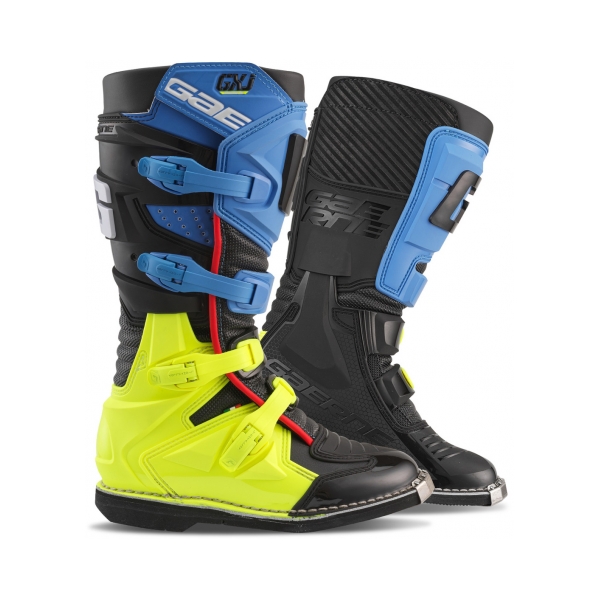 Gaerne Детски ботуши GX-J Black/ Blue/ Fluo Yellow - BobiMX.com Gaerne Детски ботуши GX-J Black/ Blue/ Fluo Yellow