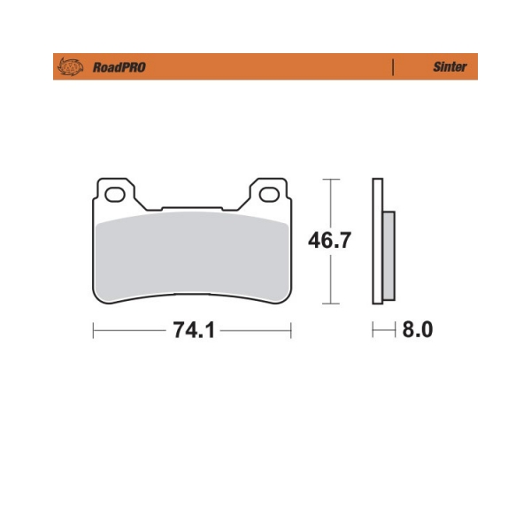 Moto-Master Накладки предни 406401 Honda - BobiMX.com Moto-Master Накладки предни 406401 Honda