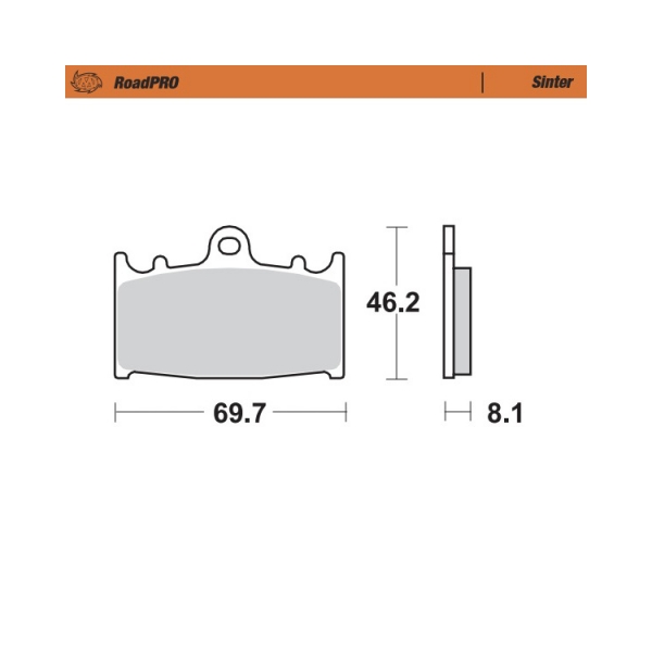 Moto-Master Накладки предни 402701 Kawasaki, Suzuki - BobiMX.com Moto-Master Накладки предни 402701 Kawasaki, Suzuki