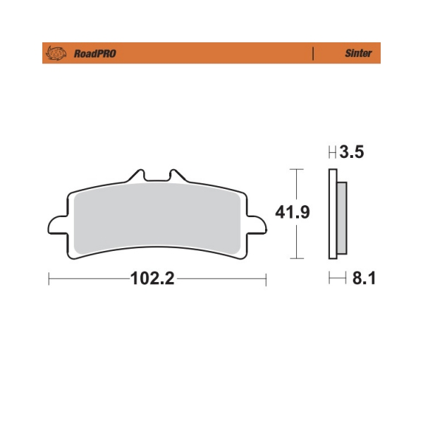 Moto-Master Накладки предни 407001 - BobiMX.com Moto-Master Накладки предни 407001