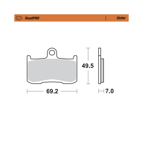 Moto-Master Накладки предни 406001 Suzuki, Kawasaki, Triumph - BobiMX.com Moto-Master Накладки предни 406001 Suzuki, Kawasaki, Triumph