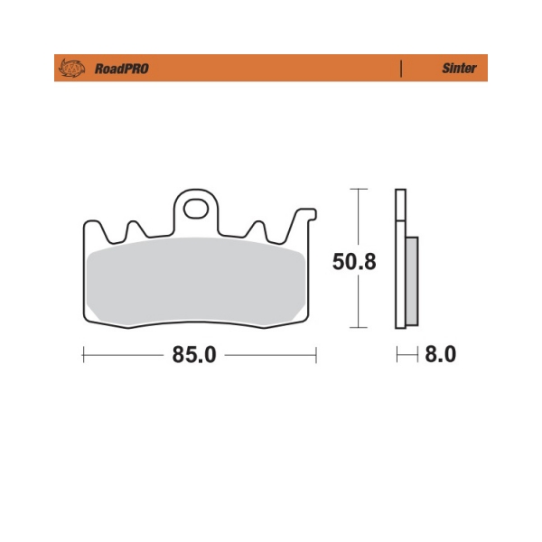 Moto-Master Накладки предни 408001 - BobiMX.com Moto-Master Накладки предни 408001