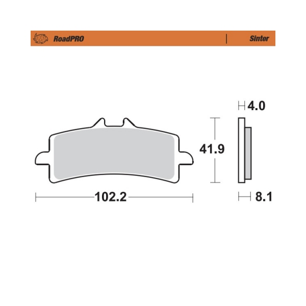 Moto-Master Накладки предни 408101 - BobiMX.com Moto-Master Накладки предни 408101