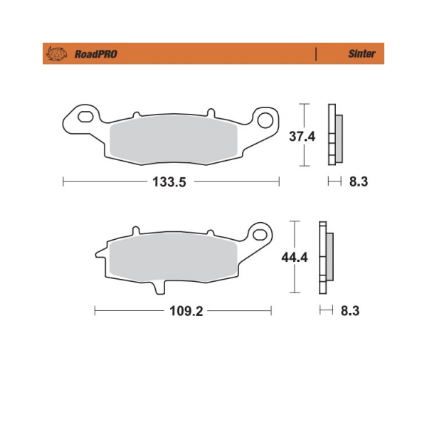Moto-Master Накладки предни 404101 Kawasaki, Suzuki - BobiMX.com Moto-Master Накладки предни 404101 Kawasaki, Suzuki