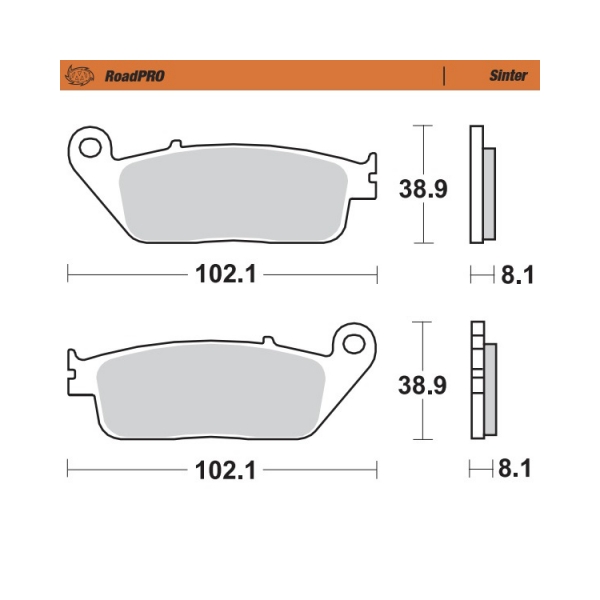 Moto-Master Накладки предни 402501 - BobiMX.com Moto-Master Накладки предни 402501