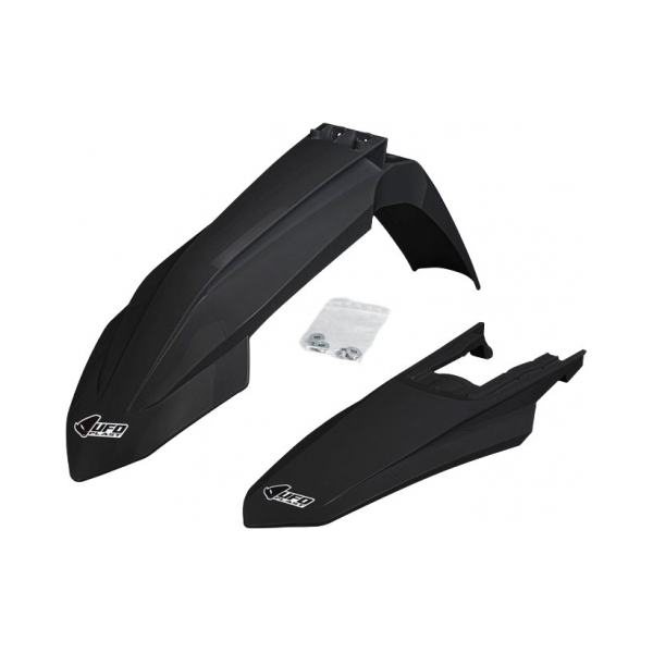 UFO Преден и заден калник KTM EXC150-300, EXC-F250-500 24-26 черен - BobiMX.com UFO Преден и заден калник KTM EXC150-300, EXC-F250-500 24-26 черен