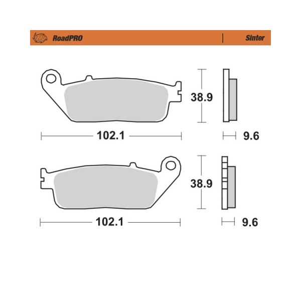 Moto-Master Накладки предни 404001 Honda - BobiMX.com Moto-Master Накладки предни 404001 Honda