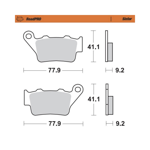 Moto-Master Накладки задни 403402 - BobiMX.com Moto-Master Накладки задни 403402