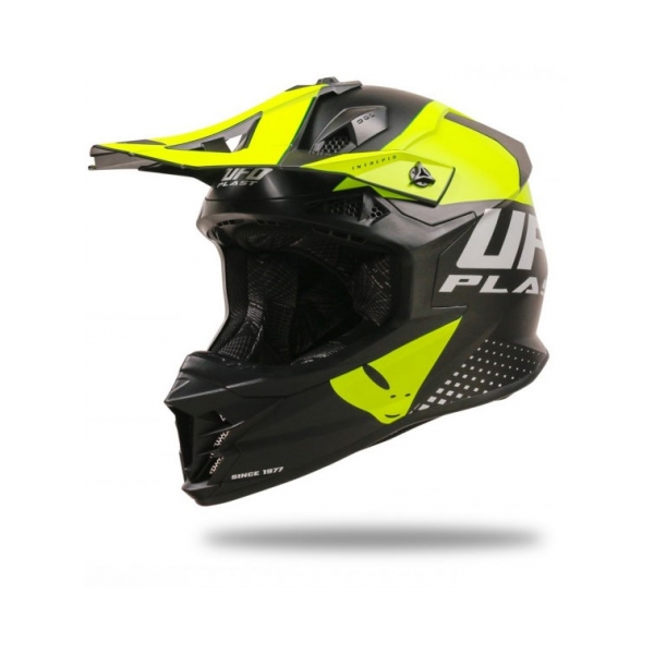 UFO Каска Intrepid Black/Neon Yellow Matt - BobiMX.com UFO Каска Intrepid Black/Neon Yellow Matt