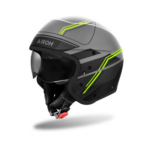 Airoh Каска J110 Slim Yellow Matt - BobiMX.com Airoh Каска J110 Slim Yellow Matt