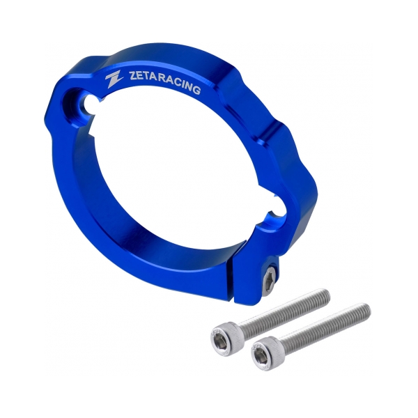 DRC-Zeta Протектор за фланеца на ауспуха KTM EXC250/300 17-26, SX250 17-26; Husqvarna TE250/300 17-26, TC250 17-26 син - BobiMX.com DRC-Zeta Протектор за фланеца на ауспуха KTM EXC250/300 17-26, SX250 17-26; Husqvarna TE250/300 17-26, TC250 17-26 син