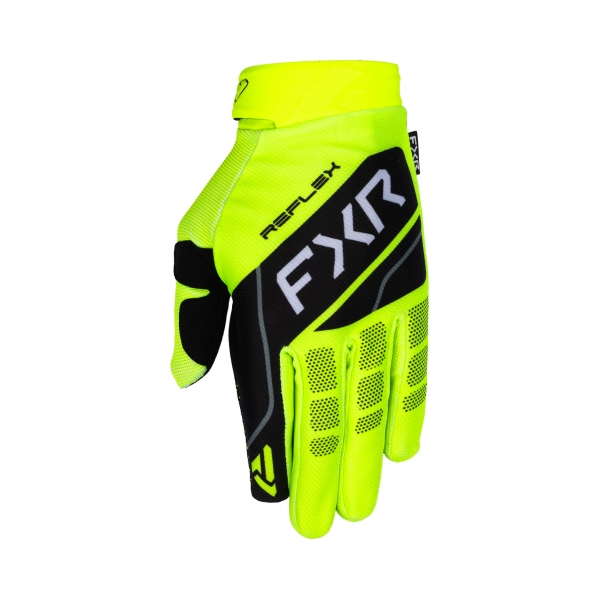 FXR Ръкавици Reflex Dual MX26 HiVis Black - BobiMX.com FXR Ръкавици Reflex Dual MX26 HiVis Black