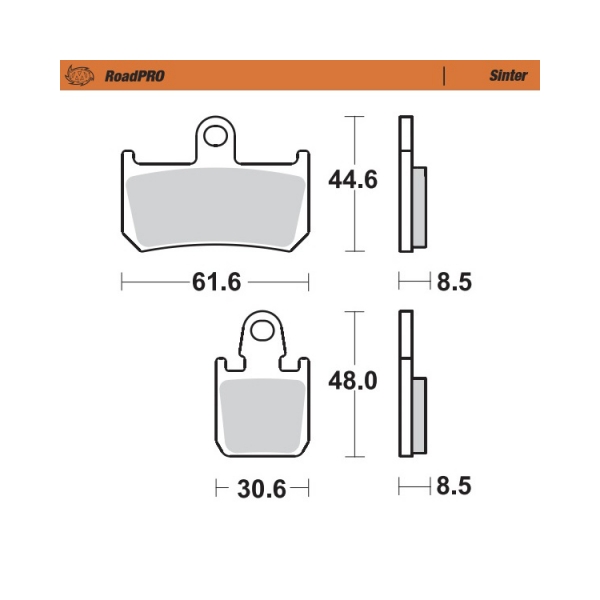 Moto-Master Накладки предни 406901 Yamaha - BobiMX.com Moto-Master Накладки предни 406901 Yamaha
