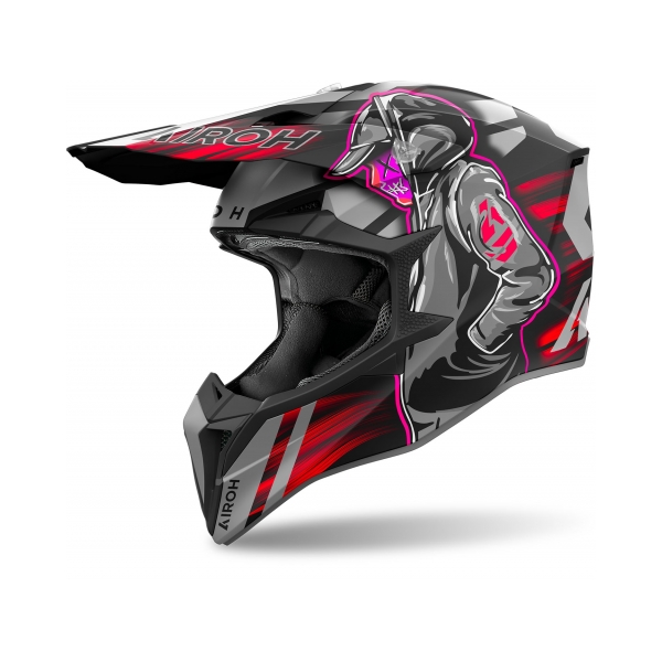 Airoh Каска Wraaap Cyber Red Matt - BobiMX.com Airoh Каска Wraaap Cyber Red Matt
