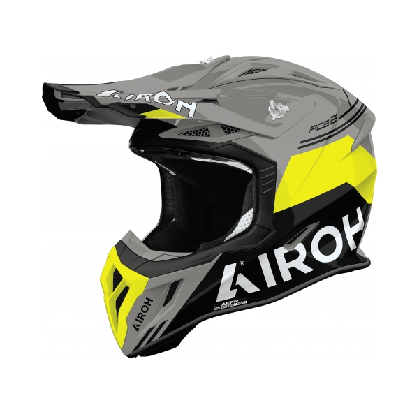 Airoh Каска Aviator Ace 2 Fury Yellow Gloss - BobiMX.com Airoh Каска Aviator Ace 2 Fury Yellow Gloss