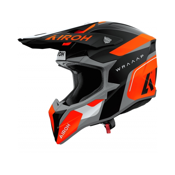 Airoh Каска Wraaap Conquer Orange Matt - BobiMX.com Airoh Каска Wraaap Conquer Orange Matt