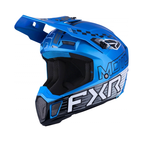 FXR Каска Clutch Race Div MX26 Blue - BobiMX.com FXR Каска Clutch Race Div MX26 Blue
