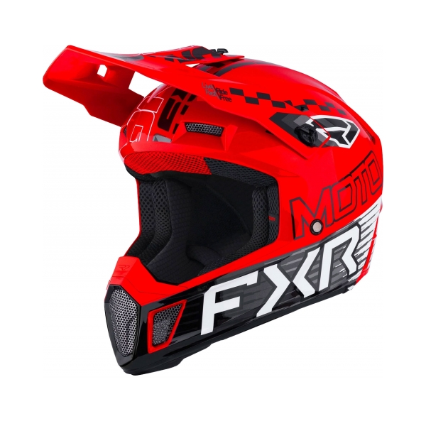 FXR Каска Clutch Race Div MX26 Red - BobiMX.com FXR Каска Clutch Race Div MX26 Red