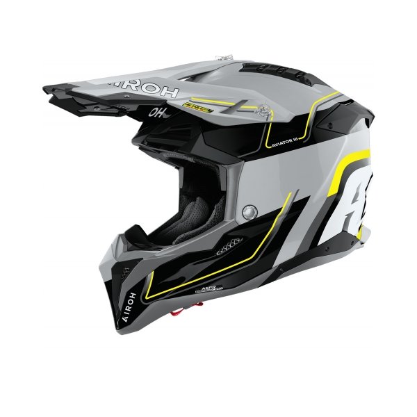 Airoh Каска Aviator 3 Leader Yellow Gloss - BobiMX.com Airoh Каска Aviator 3 Leader Yellow Gloss