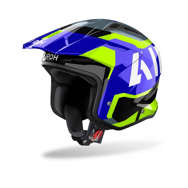 Airoh Каска TRR II Jupiter Blue/Yellow Gloss - BobiMX.com Airoh Каска TRR II Jupiter Blue/Yellow Gloss