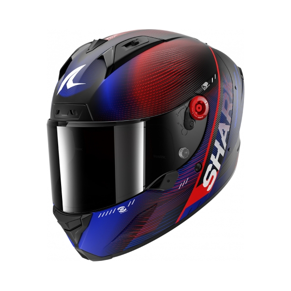 Shark Каска Aeron Speed-Tech Mat Carbon Blue Red - BobiMX.com Shark Каска Aeron Speed-Tech Mat Carbon Blue Red