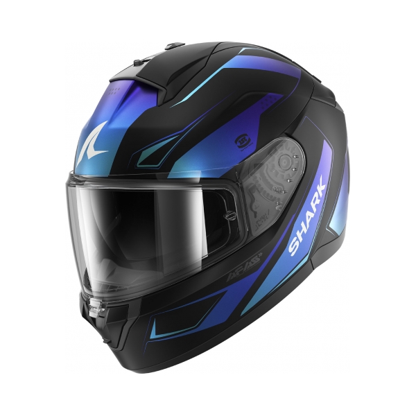 Shark Каска Ridill 2 Mekarium Mat Black Blue - BobiMX.com Shark Каска Ridill 2 Mekarium Mat Black Blue