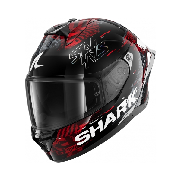 Shark Каска Skwal Cup Speed-VIB Black Red Silver - BobiMX.com Shark Каска Skwal Cup Speed-VIB Black Red Silver
