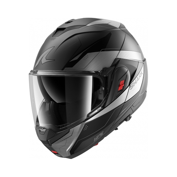 Shark Каска Oxo Mekarium Mat Anthracite Chrom Black - BobiMX.com Shark Каска Oxo Mekarium Mat Anthracite Chrom Black