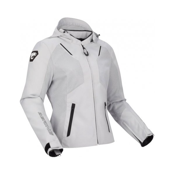 Bering Дамско яке Wing Light Grey/Black - BobiMX.com Bering Дамско яке Wing Light Grey/Black