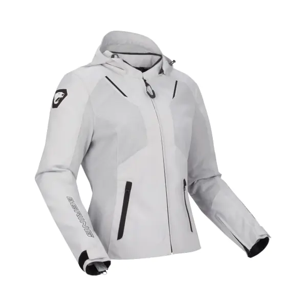 Bering Дамско яке Wing Light Grey/Black - BobiMX.com Bering Дамско яке Wing Light Grey/Black